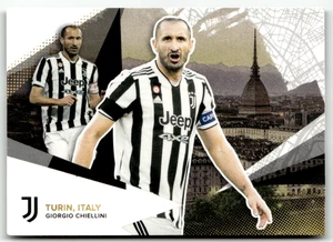 Topps Juventus Torino Team-Set 2021 Gioco Calcio Nr. 28 Giorgio Chiellini - Foto 1 di 2