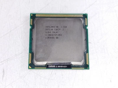 Lot of 2 Intel Core i3-550 3.2 GHz 2.5GT/s LGA 1156 Desktop CPU Processor SLBUD - Image 1 of 4