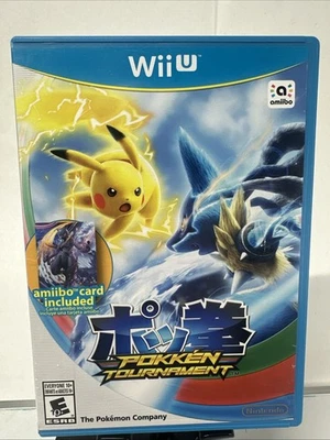 Pokkén Tournament Nintendo Wii U Mint Disc CIB Complete & Tested - Image 1 of 4