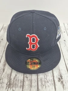 New Era 59Fifty Boston Red Sox 2004 World Series Fitted Hat Size 7 1/8  - Picture 1 of 7