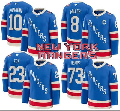 Camiseta cosida para hombre Rangers azul centenario 2025 Foto 1 de 3