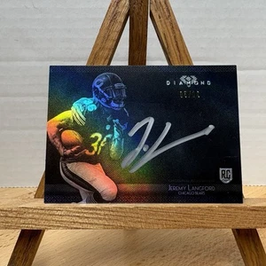 Jeremy Langford 2015 Topps Diamond Auto #’d 05/10 #JL-2 Rookie Auto RC Bears - Picture 1 of 3