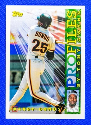 Barry Bonds #NL-03 (1996 Topps) Profiles Insert, San Francisco Giants - Image 1 of 2