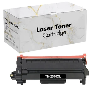 TN-2510XL Compatible For Brother High Capacity Black Toner Cartridge DCP-L2620DW - Picture 1 of 11