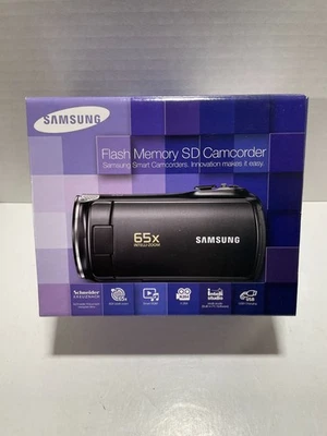Videocámara Samsung SMX-F54BN SD con memoria flash nueva en caja-caja abierta Foto 1 de 4