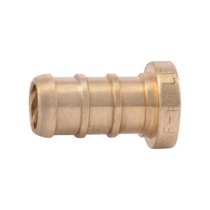 SharkBite UC512LFA Lead-Free Brass 160 PSI Plug 3/8 Dia. in. PEX Barb - Picture 1 of 1