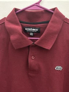 VTG ECKO Men’s Polo Top Deep Cranberry 3XL - Picture 1 of 7