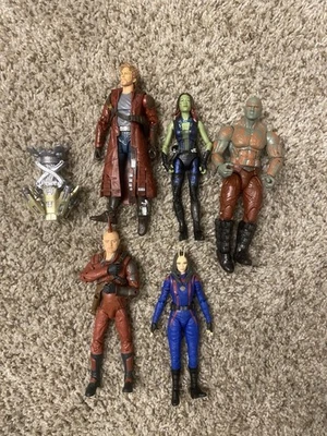Marvel Legends GOTG Lote Gamora Drax Starlord Mantis 6” Figuras Sueltas Foto 1 de 4