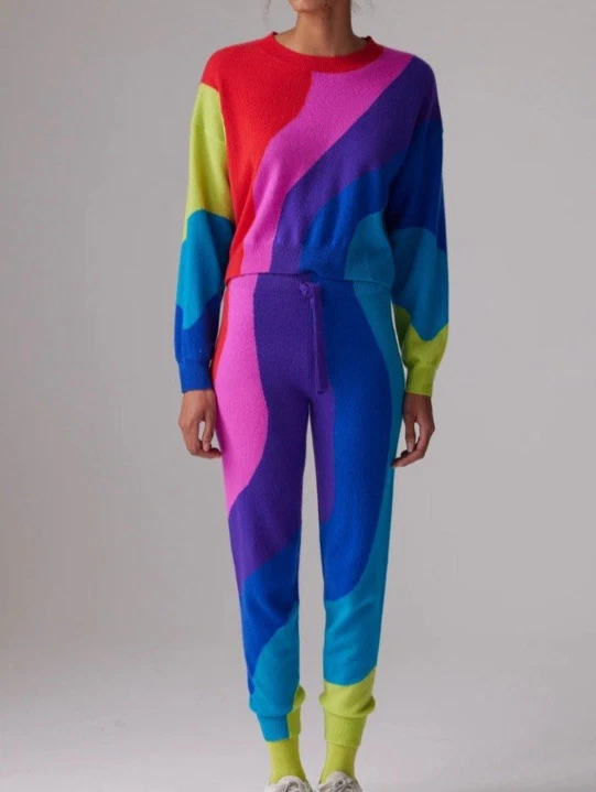 Conjunto Jogger Colorush Cashmere Cuello Redondo Onda Media Raya C-RUSH Foto 1 de 4