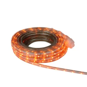 CC Christmas Decor 10' Orange LED Indoor/Outdoor Christmas Linear Tape Lighting - Picture 1 of 3
