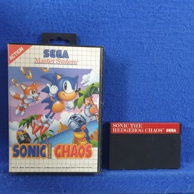Master System SONIC THE HEDGEHOG CHAOS (NI) Sega PAL REGION FREE (Works in US)