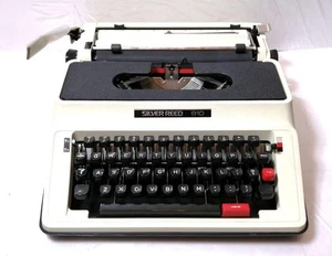 SILVER REED 810 Typewriter Vintage Untested - Picture 1 of 6
