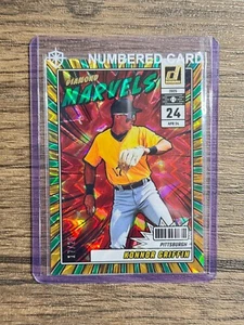 2025 Donruss KONNOR GRIFFIN 17/25 RED LASER Diamond Marvels Insert #5 Pirates - Picture 1 of 2