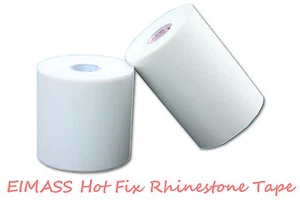 1 Metre Hot Fix Transfer Tape, EIMASS® Mylar Paper, Top Quality Silicon & PVC - Picture 1 of 3