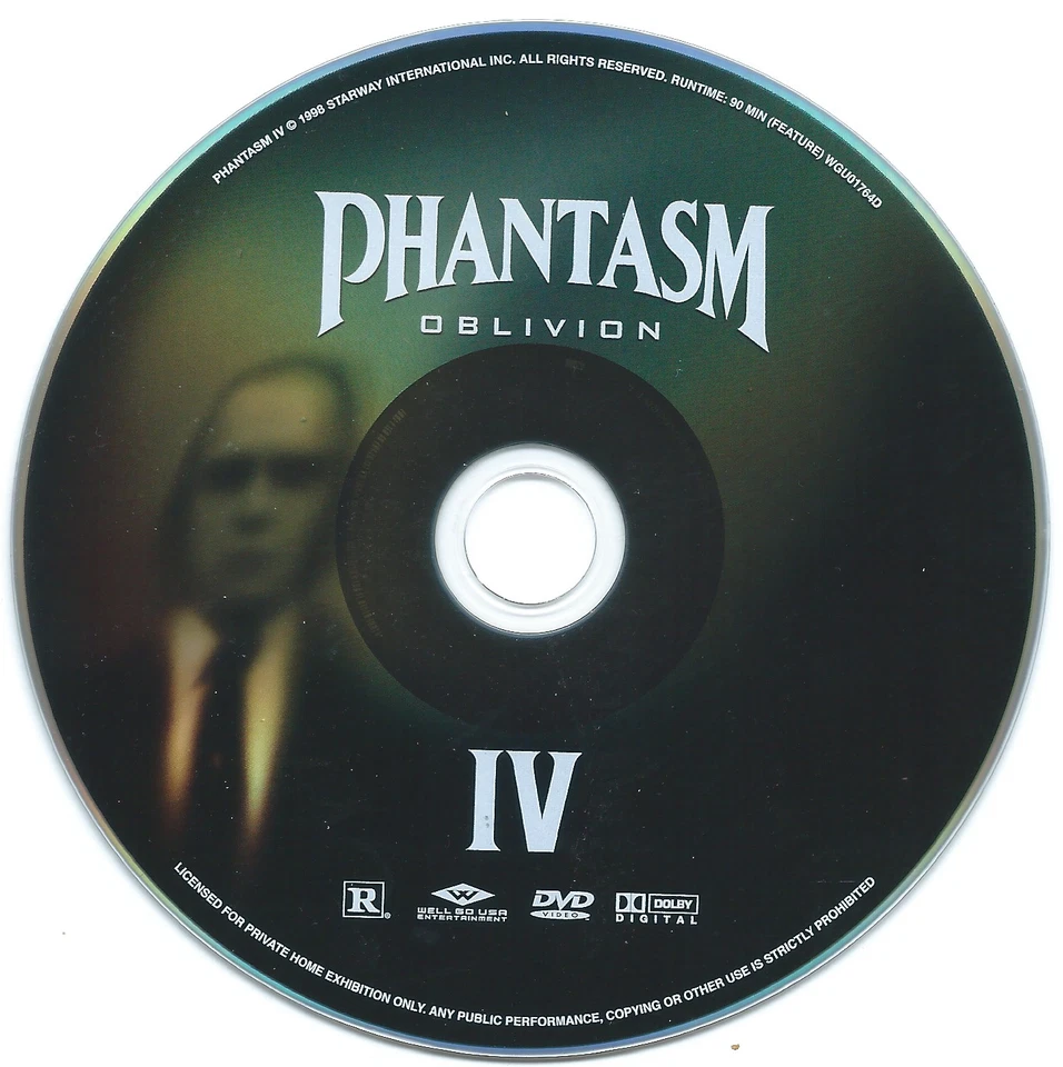 Phantasm IV 4 Oblivion 1998 (DVD) Just the Horror Movie Disc, FREE SHIPPING USA - Image 1 of 1