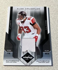 Leaf Limited Threads 2007 juego usado #5 Alge Crumpler Falcons/100 - Imagen 1 de 4