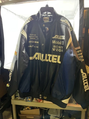 chase authentics jacket alltel leather XL Ryan Newman Cover
