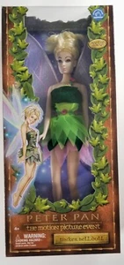 Peter Pan the Motion Picture Event Tinker Bell Doll Revolution Studios 2003 NRFB - Picture 1 of 4