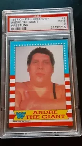 1987 OPC O-PEE-CHEE WWF WWE ANDRE THE GIANT PSA 9 - Picture 1 of 1