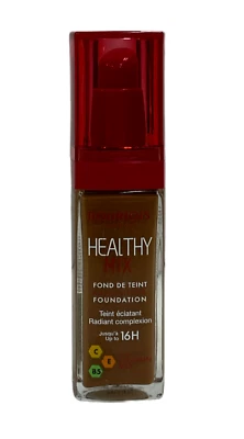 Bourjois Healthy Mix Foundation Anti-Fatigue 16Hr(30ml/1fl/No 63 Cacao) NEW!! - Image 1 of 2