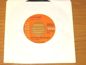 STEREO COUNTRY 45 RPM - FLOYD CRAMER - RCA APBO-0012 - "BATTLE OF NEW ORLEANS" - Picture 1 of 2