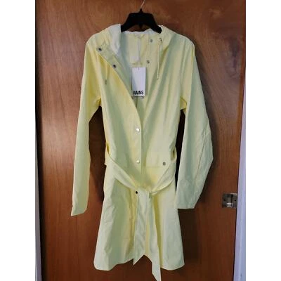 Chaqueta curva Rains 18130 nueva con etiquetas venta al por menor grande $140 Foto 1 de 4