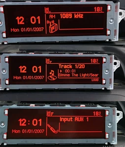 Peugeot 5008 Clock Display Multifunction Screen RD4 +6 Month WARRANTY 2009-2017 - Picture 1 of 12