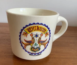 Wilkom (Welcome) Pennsylvania Dutch Keramiktasse - NEU - Bild 1 von 4
