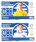 Topps UEFA Euro 2024 Germany Sticker zum Aussuchen komplettes Griechenland Team