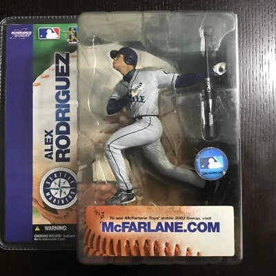 McFARLANE SPORTSPICKS MLB SERIES 6 ALEX RODRIGUEZ RETRO MARINERS CHASE FIGURE! - Image 1 of 4