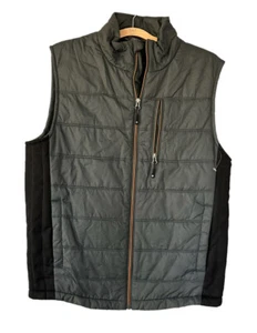 Solaris Men's Gray Outdoors Lightweight Puffer Vest Size Medium - Picture 1 of 4