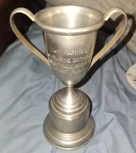 1st Marines 1st Marine Division Basketball Korea 1st First Place Trophy 1952 - Bild 1 von 7