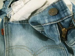 HOT VINTAGE USA 70er Herren LEVI'S @ 646 BOOTCUT BUTTON 8 Jeans 34x34 (Fit 32x34) - Bild 1 von 14