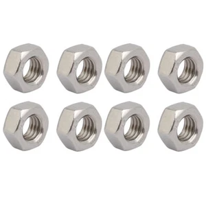 8pz M8 x 1,25 mm passo filettatura metrica 201 in Acciaio Inox Sinistro dadi - Foto 1 di 3