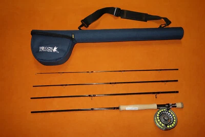 MAXXON STONEFLY FLY COMBO 9ft 8wt ROD TALON REEL WF8F LINE LEADER BACKING w/Case - Image 1 of 4