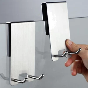Duschhaken, Handtuchhalter, Duschwandhaken | 2er Set für 6-12 mm Glas - Bild 1 von 9