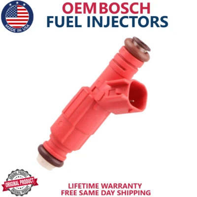 x1 OEM BOSCH Fuel Injectors For 1999-2003 Ford Windstar 3.8L V6 #0280156161 - Image 1 of 3