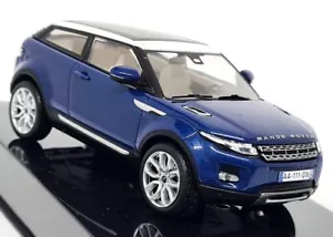 Ixo 1/43 - Range Rover Evoque 2011 3Dr Blue MOC142P Diecast Scale Model Car - Picture 1 of 12