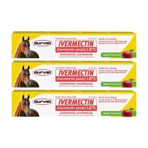 Paste Horse Dewormer by-Durvet - Apple Flavor Safe & Effective 0.21oz - Picture 1 of 7
