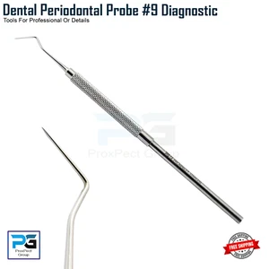PERIODONTAL PROBE 9, DENTIST PICK DENTAL Examination Probe Dentist Hygienist - Picture 1 of 9