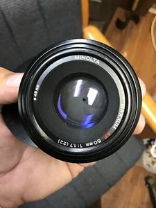 Excellent Minolta AF 50mm f1.7 Prime Lens A-Mount TESTED - Picture 1 of 7