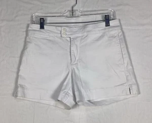 Sanctuary Anthropologie pantaloncino donna bianco elasticizzato tasche piatte davanti - Foto 1 di 11