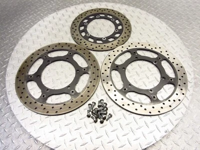 Juego de rotor de disco de freno de rueda delantera trasera Yamaha FJR1300 2006 06-12 Foto 1 de 4