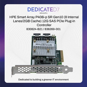 HPE Smart Array P408i-p SR Gen10 12G SAS PCIe Controller 830824-B21 836269-001 - Bild 1 von 3