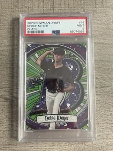2023 Noble Meyer Bowman Draft Glass PSA 9 Marlins - Picture 1 of 2