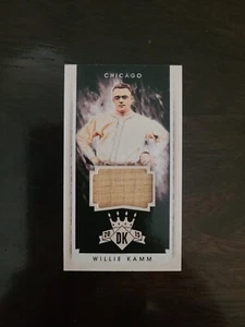 2015 Diamond Kings Willie Kamm Mini Materials /99 GU Bat SP #143 White Sox - Picture 1 of 2