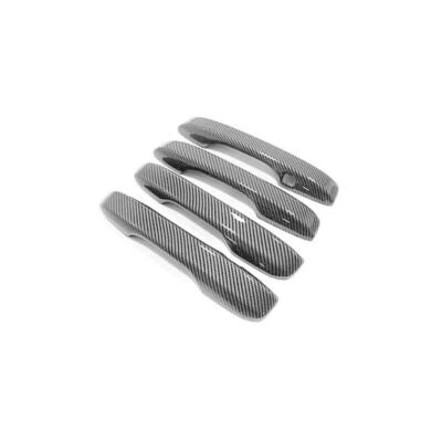 Cubierta de manija de puerta lateral exterior de fibra de carbono para Honda CRV CR-V 2023-2024 Foto 1 de 4