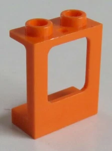 LEGO - Ventana / Ventana 1 x 2 x 2, Naranja # 2377 - Imagen 1 de 2