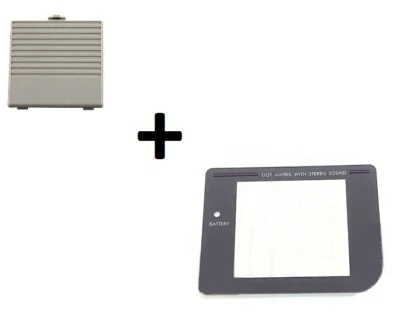 SCHERMO DI RICAMBIO GAMEBOY CLASSIC + VANO BATTERIA PRIMO MODELLO GB DMG