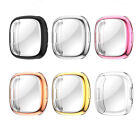 For Fitbit Versa 4 Watch Protective Case Anti-scratch TPU Plating Frame Cover